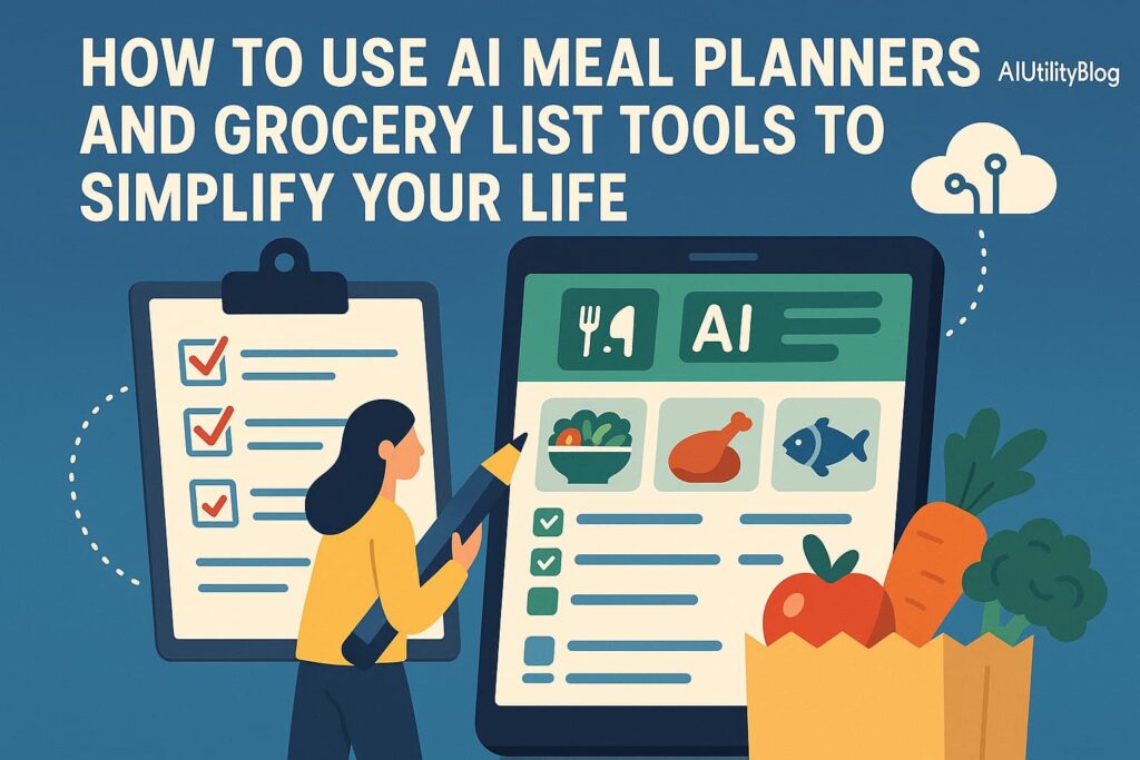 How to Use AI Meal Planners and Grocery List Tools to Simplify Your Life