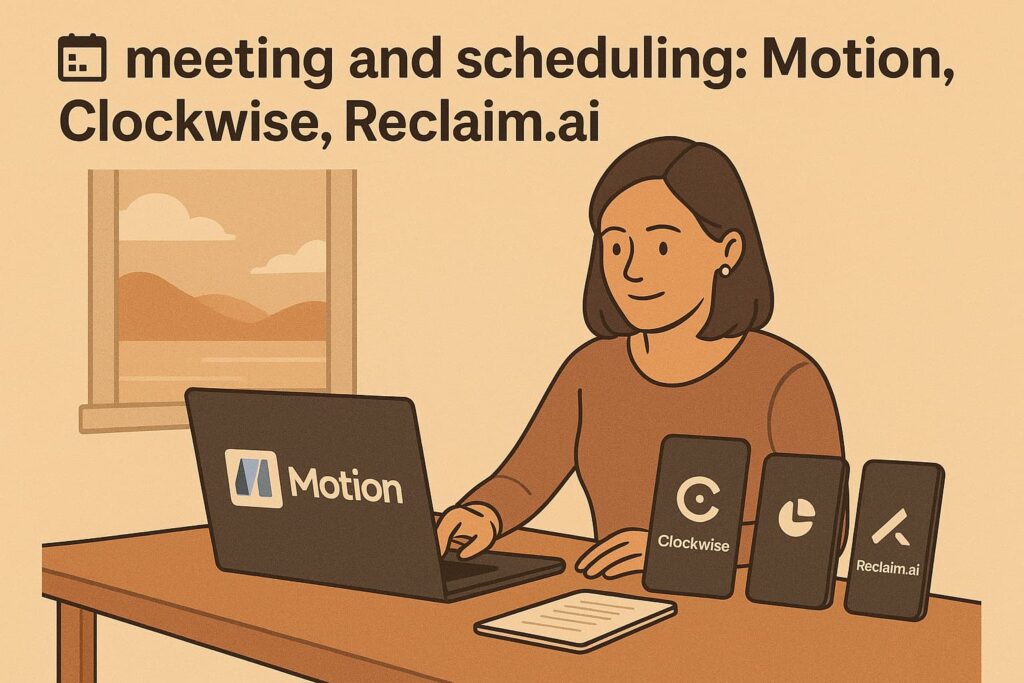 Meeting and Scheduling AI tools for daily life