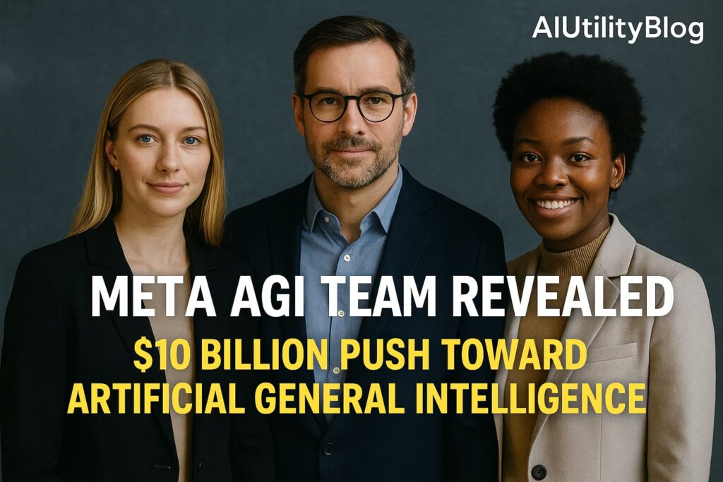 Meta AGI Team Revealed: $10 Billion Push Toward Artificial General Intelligence