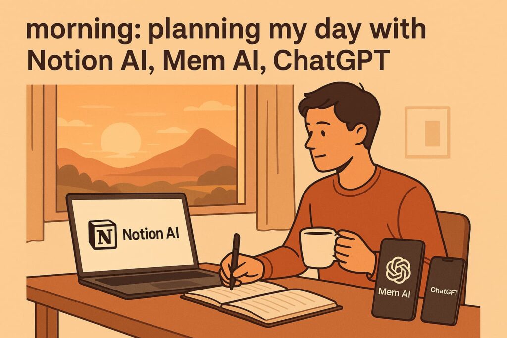 🌅 Morning: Planning My Day for best AI tools For daily life