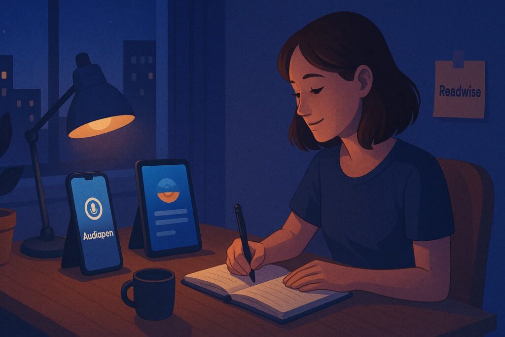 Night Journaling, Reflecting, Learning AI tools for daily life