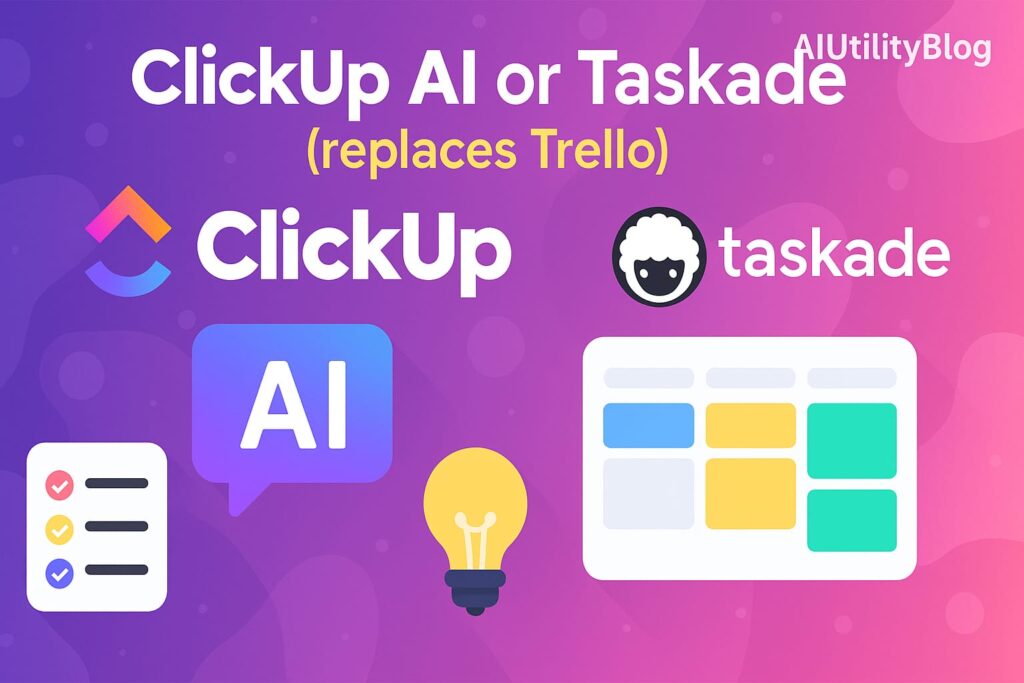 Clickup AI Taskade in productivity tool