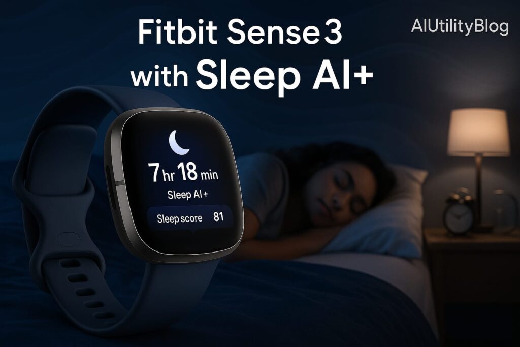 Fitbit Sense 3 with Sleep AI + Sleep Tracker