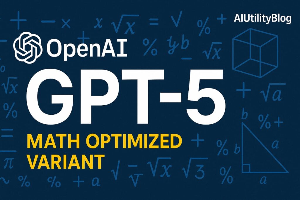 OpenAI’s GPT-5 Math Optimized Variant AI Wins International Mathematical Olympiad