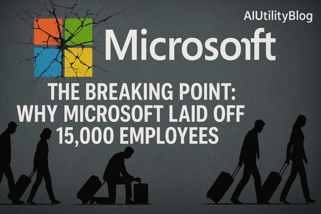 The Breaking Point: Why Microsoft AI Layoffs 15,000 Employees