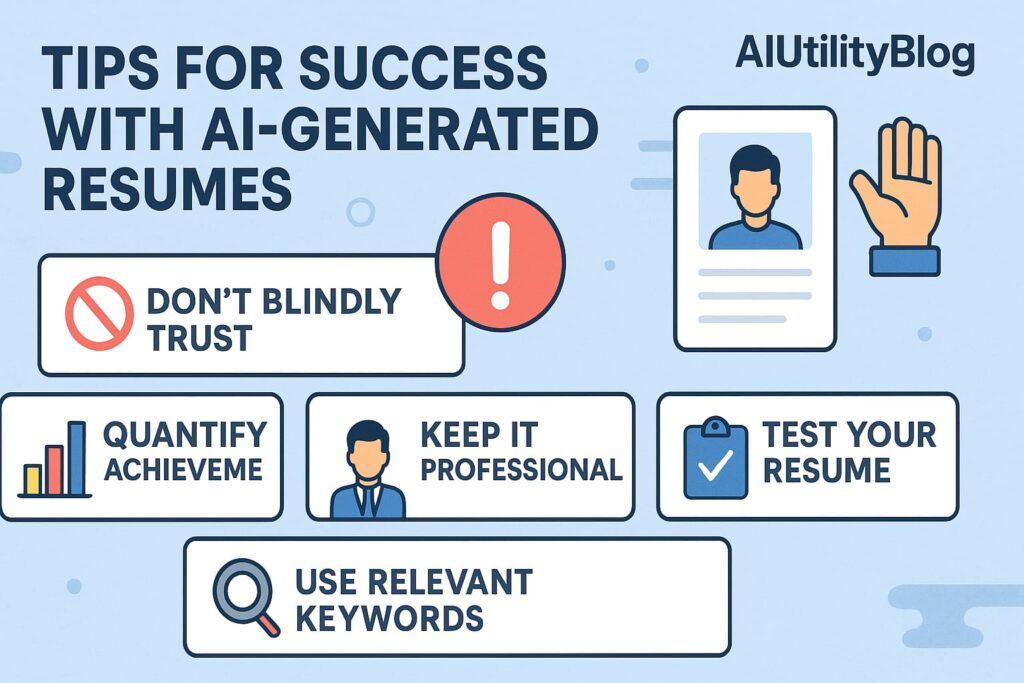 Tips for Success with AI-Generated Resumes